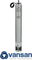 Vansan Water Filled Submersible Motor Stainless Steel Top & Bottom (250mm) – 185KW 525V image 1